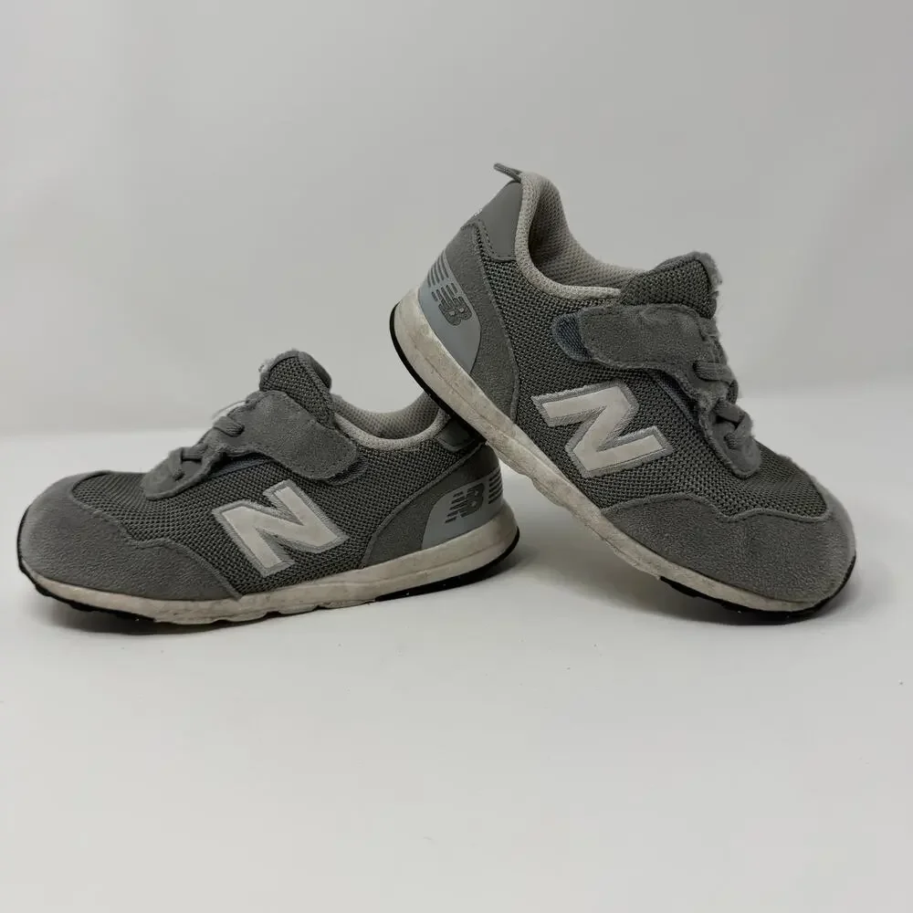 New Balance 515 Gray Toddler Sneakers Velcro Size 9